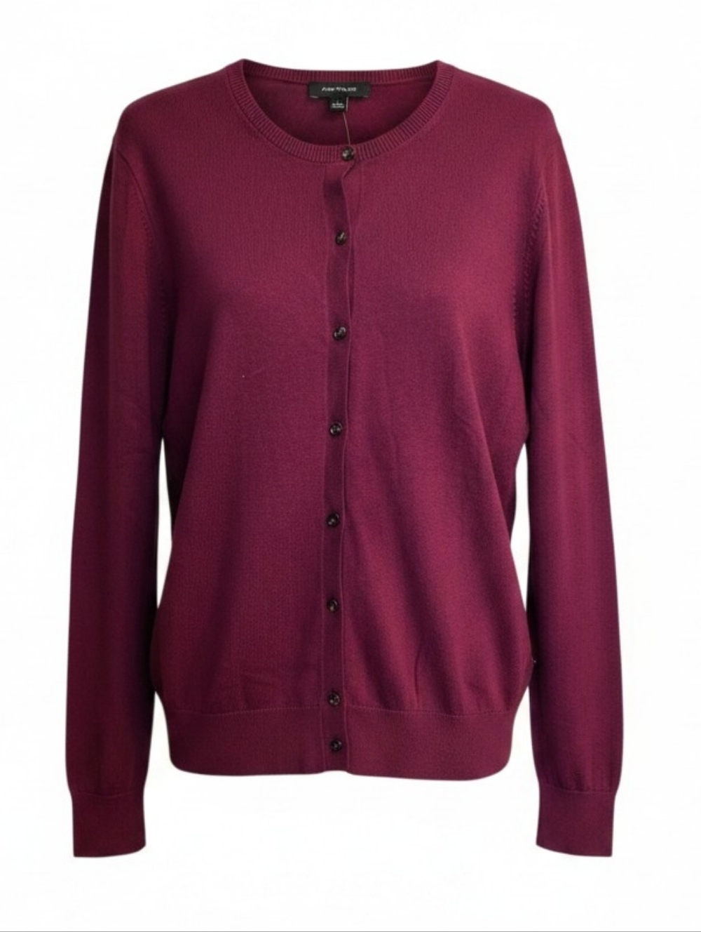 Ann Taylor Plum Button-Front Women's Cardigan